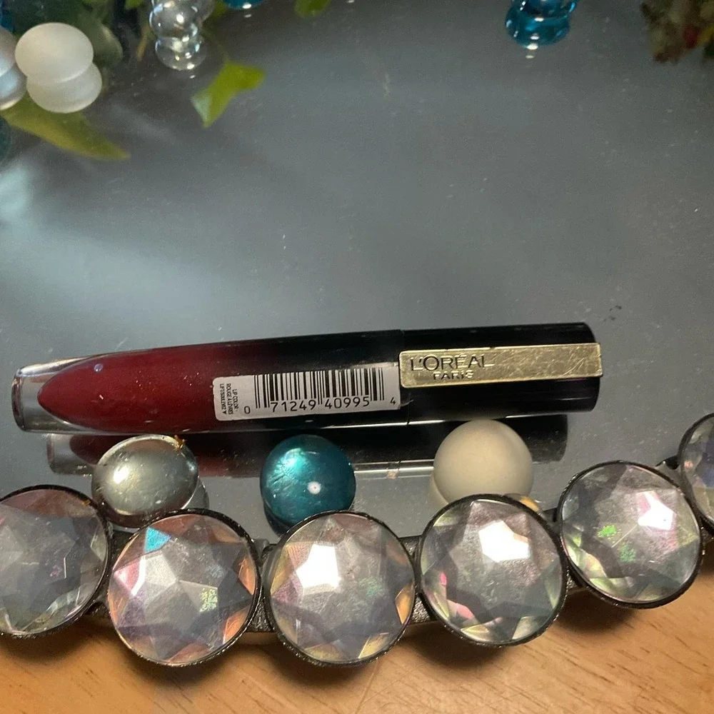 LOreal Paris Rouge Signature Matte Lip Gloss 317 Be Fiery Red 0.23 fl oz